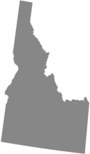 Idaho map highlight for filter