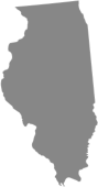 Illinois map highlight for filter