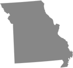 Missouri map highlight for filter