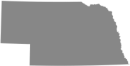 Nebraska map highlight for filter