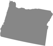 Oregon map highlight for filter