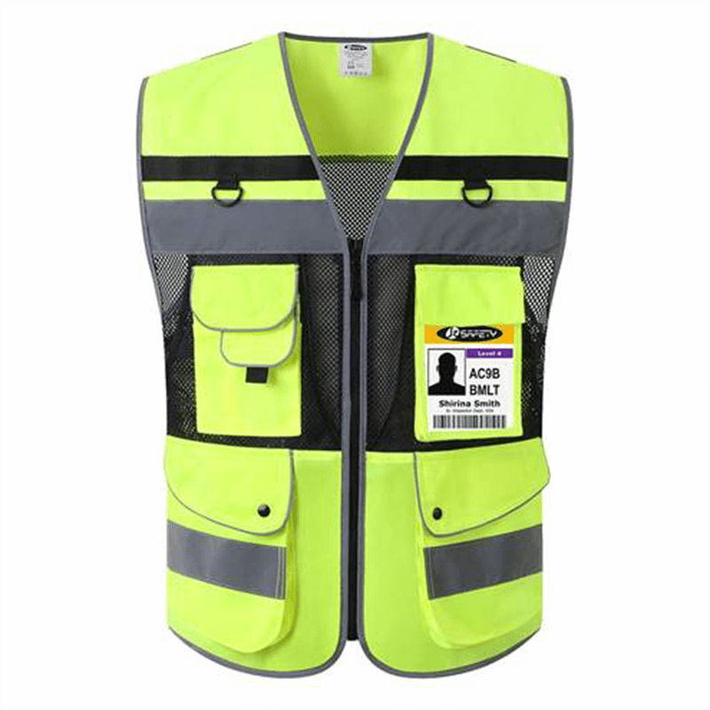 JKSafety 12 Pockets Safety Vest StandBy Personnel