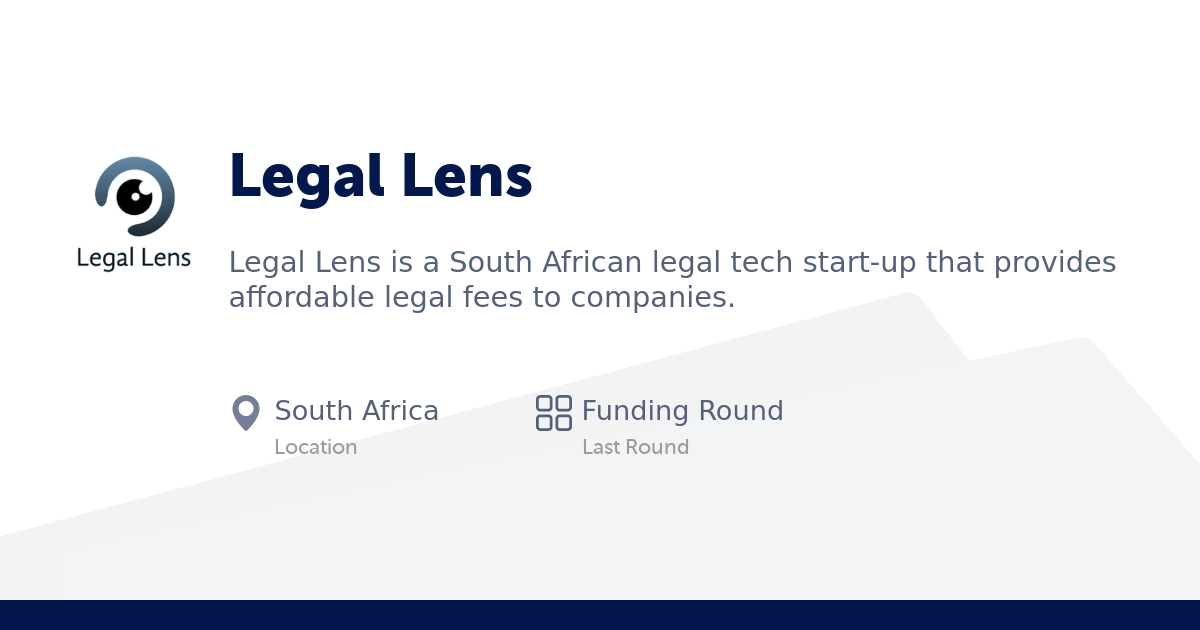Legal Lens Company Overview, Team, Financials, Competitors