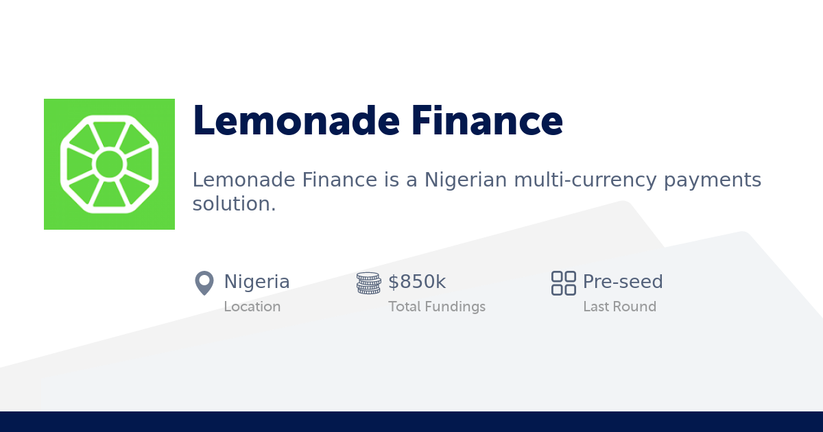 Lemonade Finance Overview, Financials, Competitors StartupList Africa