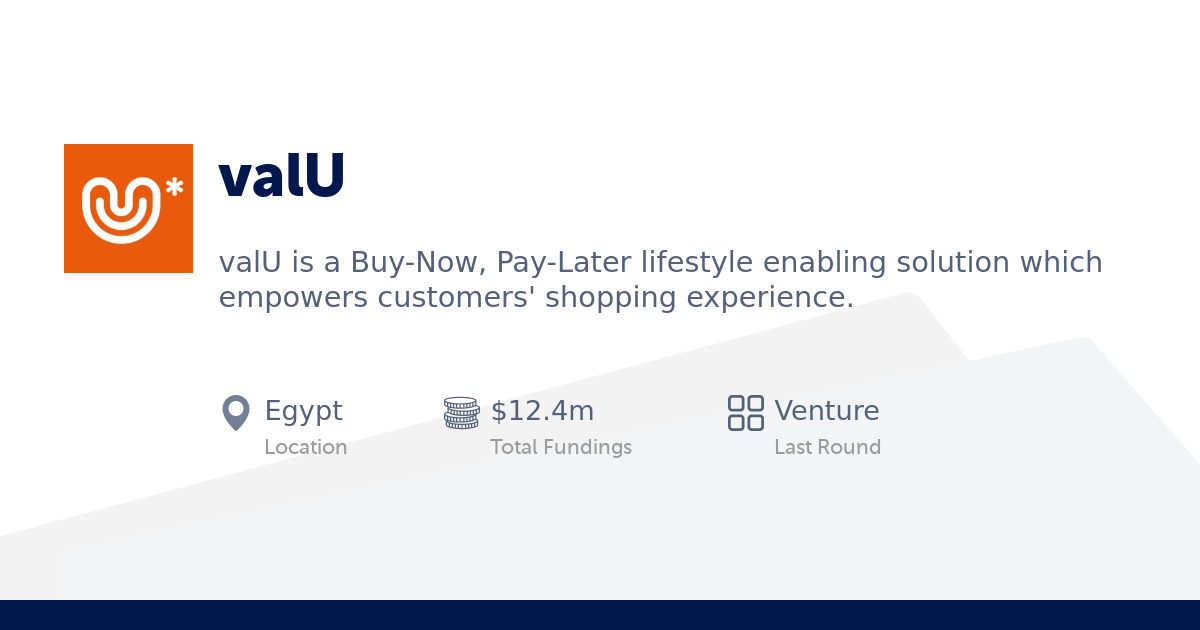 valU Company Profile, 6 October Financial Services Startup, Founders ...