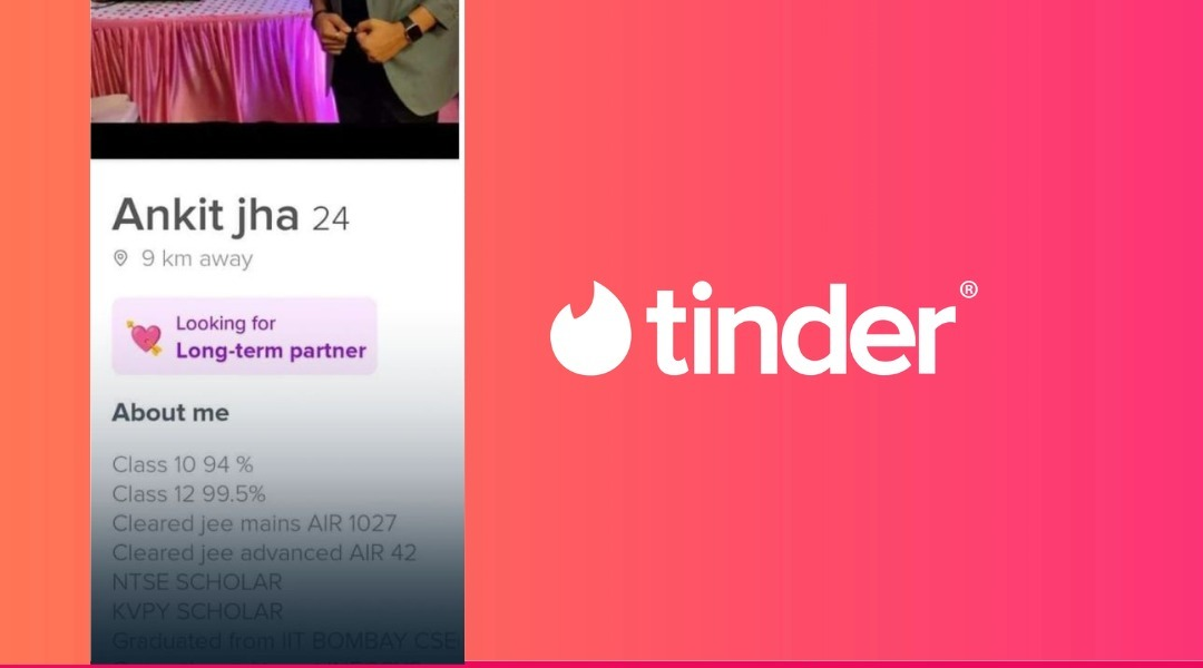 Indian man's Tinder profile listing academic achievements goes viral, raises doubts about authenticity