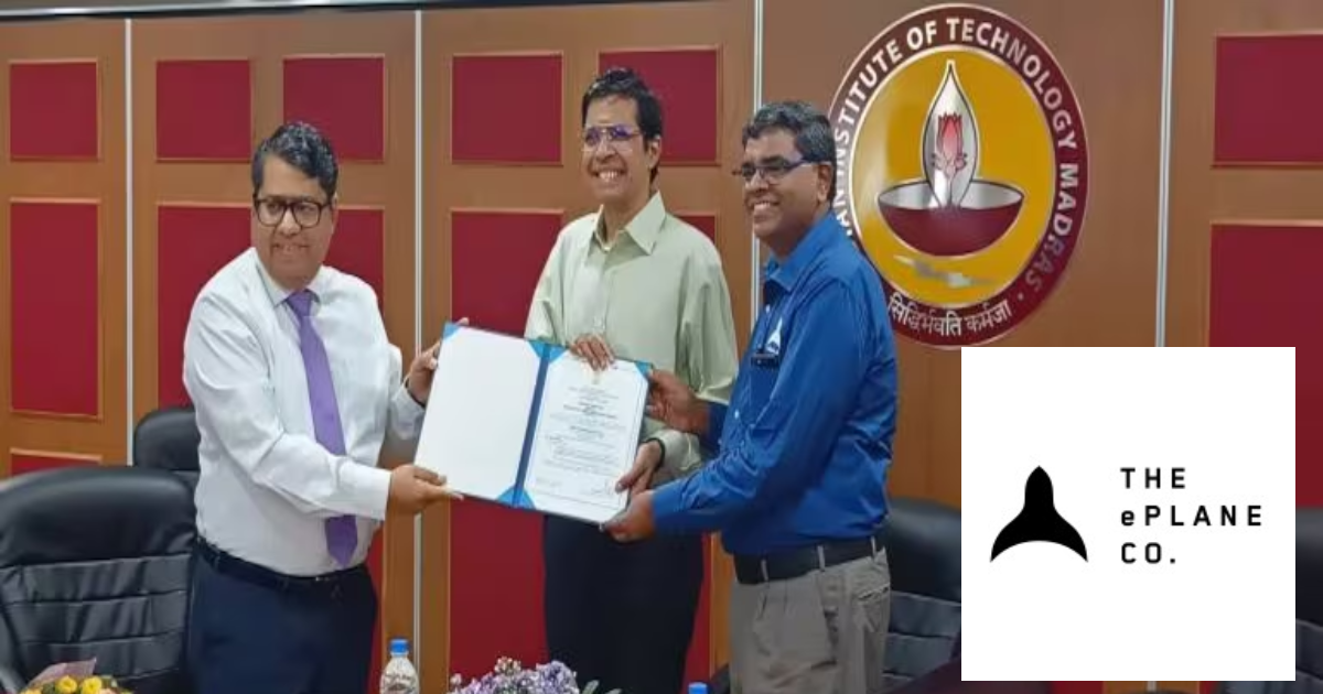 The ePlane Company receives design organisation approval for electric aircraft from DGCA
