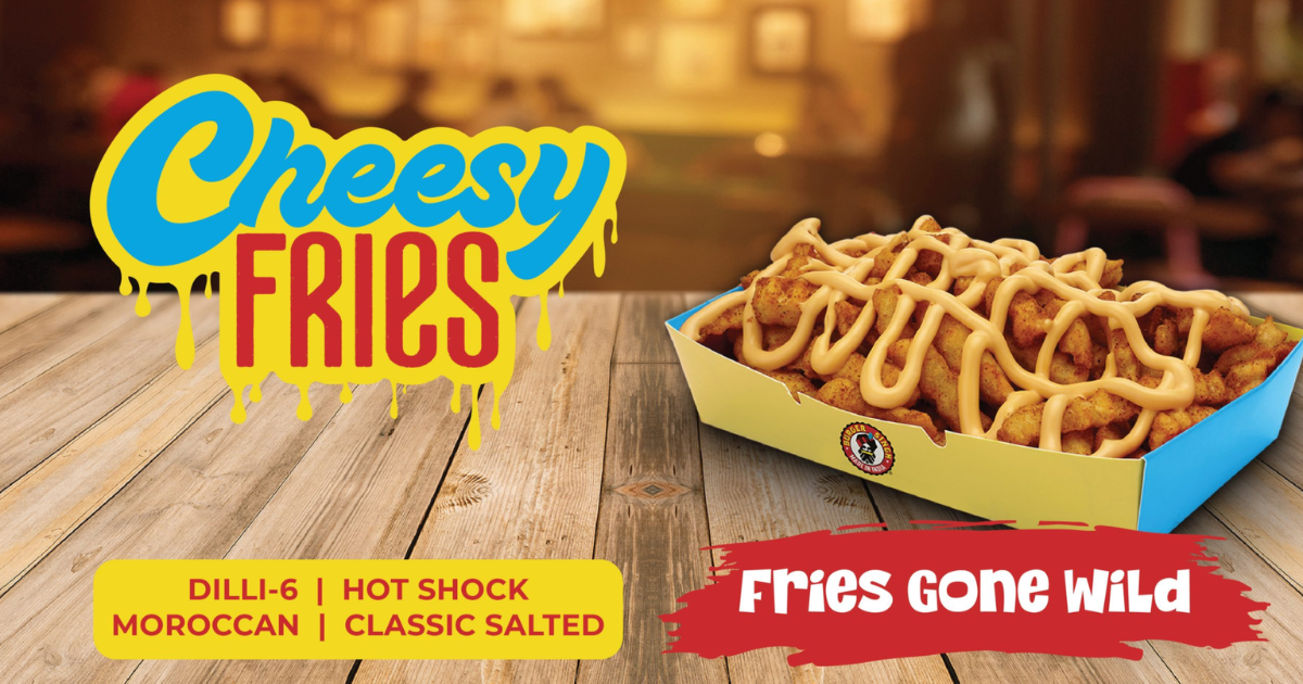 Fries gone wild! Burger Singh delights customers with new Cheesy Fries on the Menu!