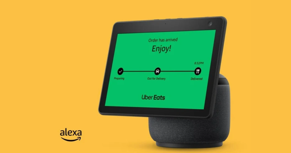Alexa’s new feature lets your Echo speaker announce your Uber Eats order updates