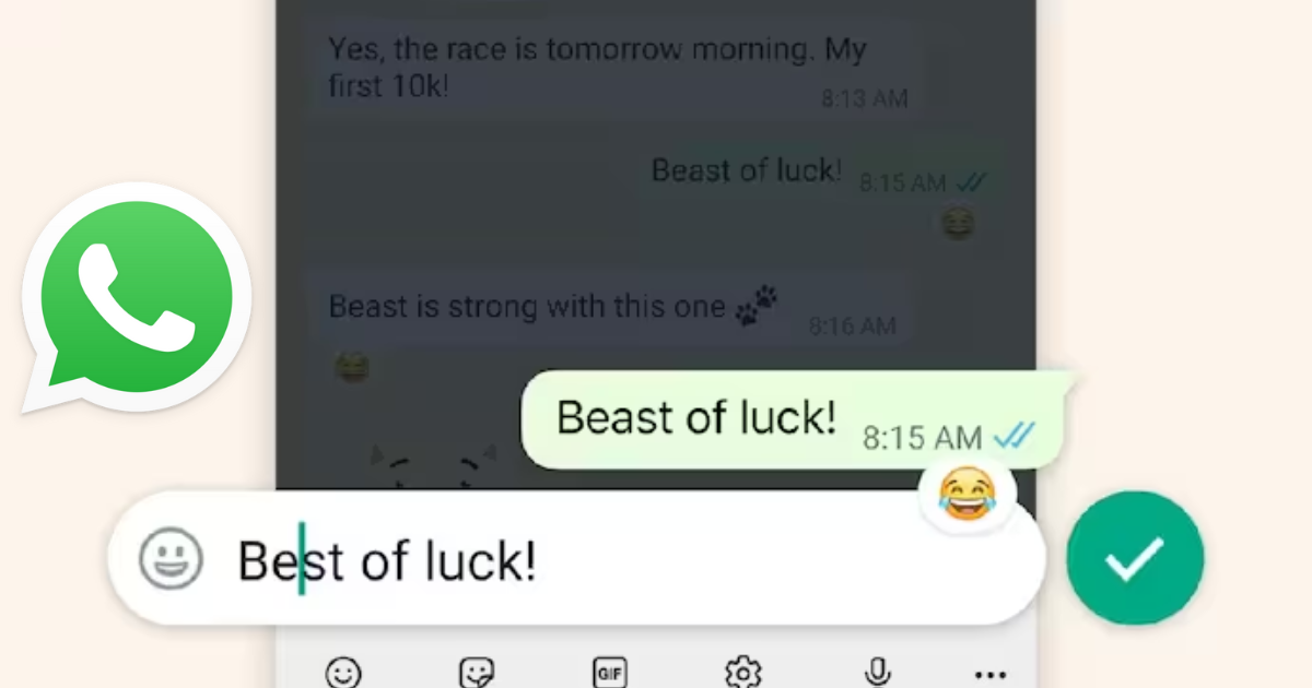 WhatsApp to release Edit Message feature, allowing users to correct sent messages