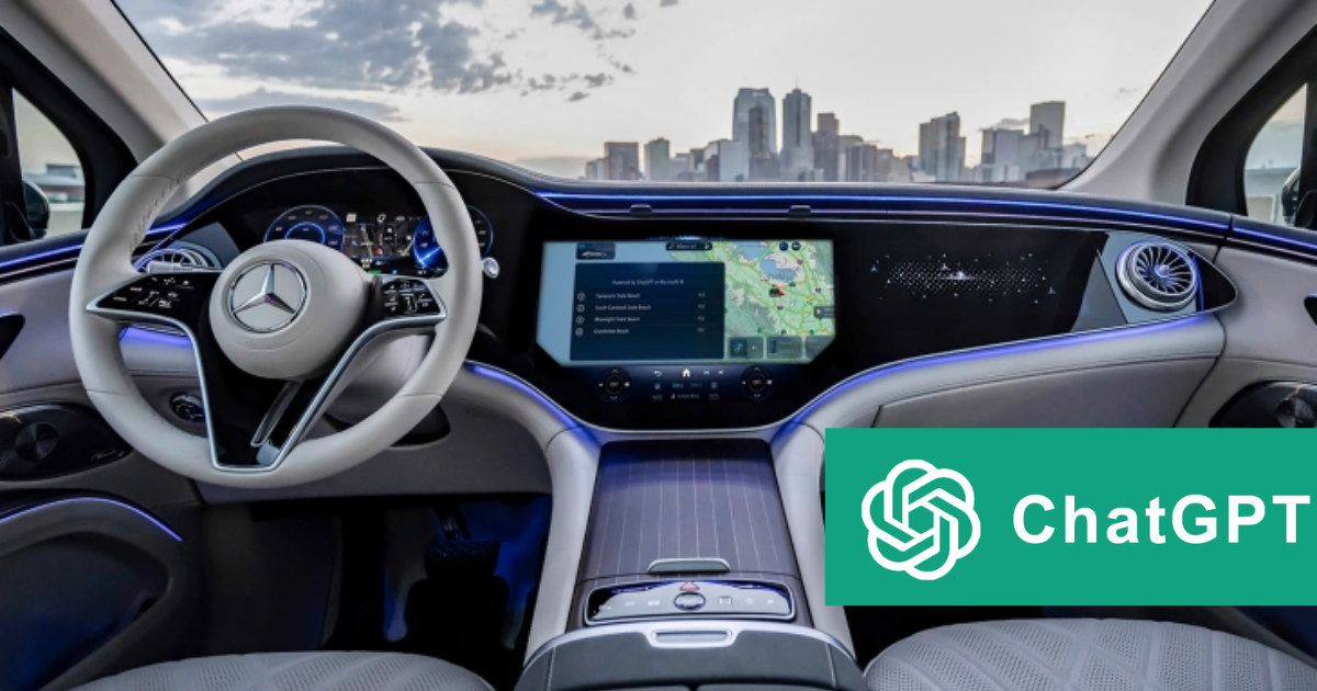 Mercedes integrates OpenAI's ChatGPT into MBUX infotainment system