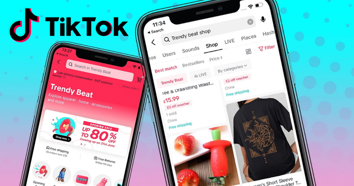 TikTok tests in-app shopping feature with "Trendy Beat" section