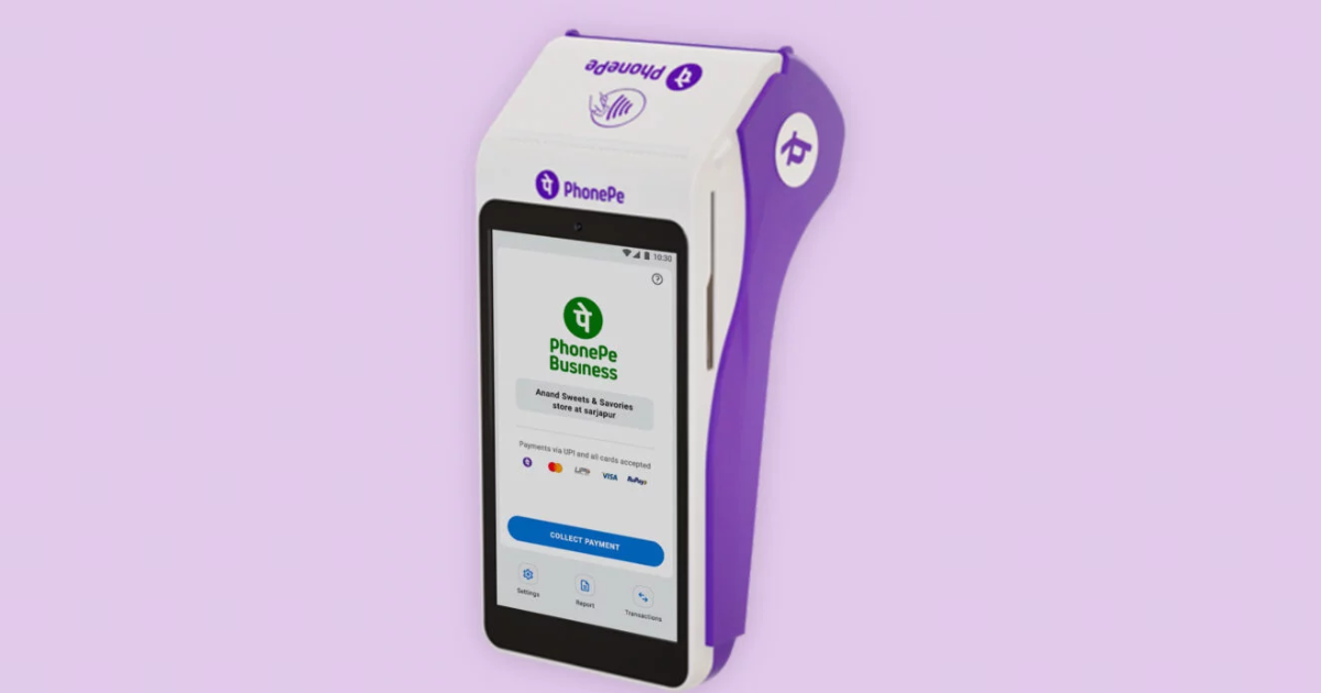 PhonePe launches point-of-sale device for merchant payments, aims for 150K deployments by next year