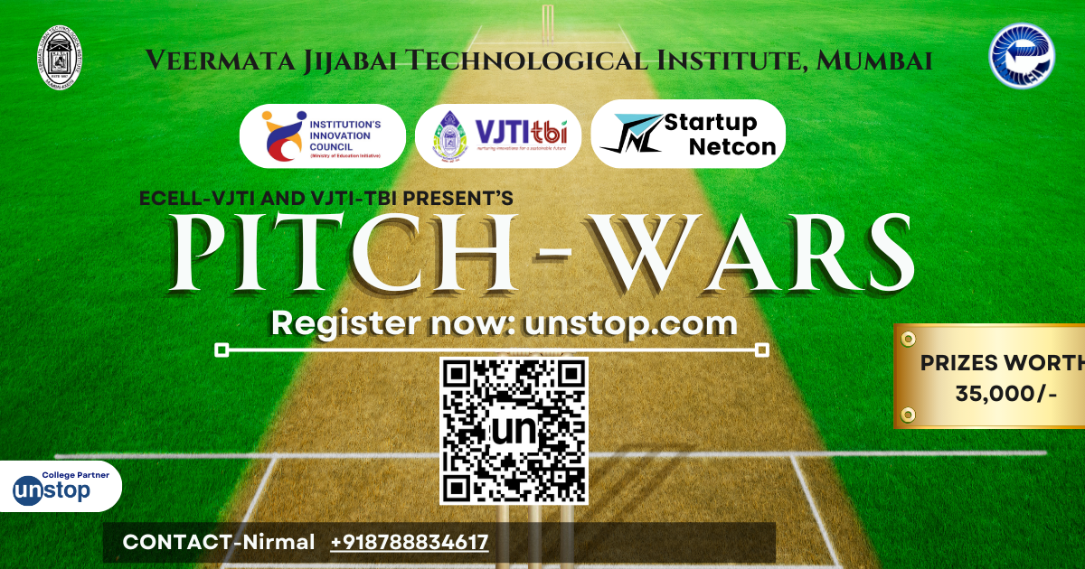 Pitch Perfect Futures: Igniting Innovation | VJTI | January 4