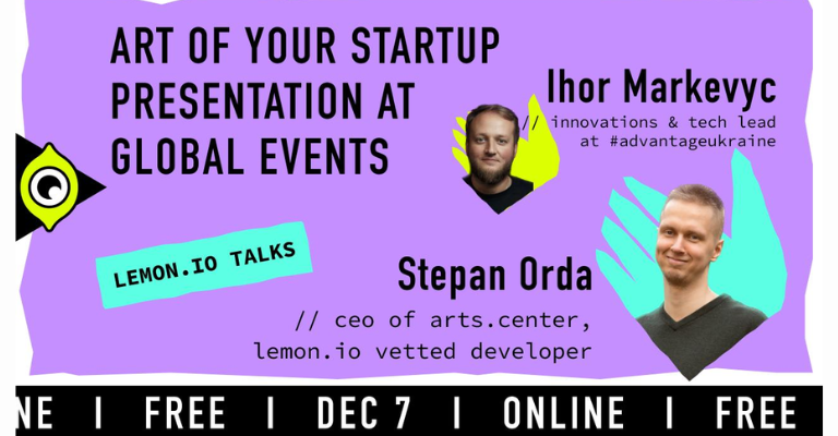 Art of Your Startup Presentation at Global Events | December 7