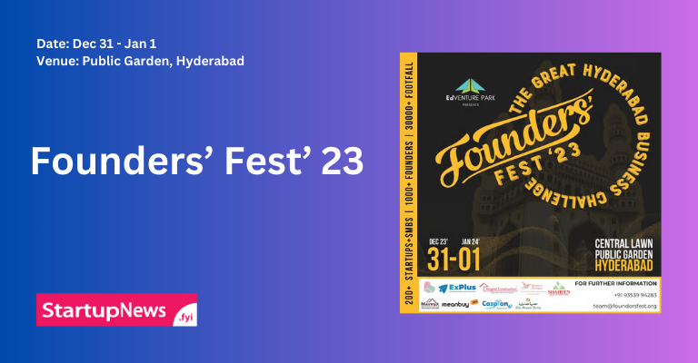 Founders’ Fest! | Hyderabad | Dec 31