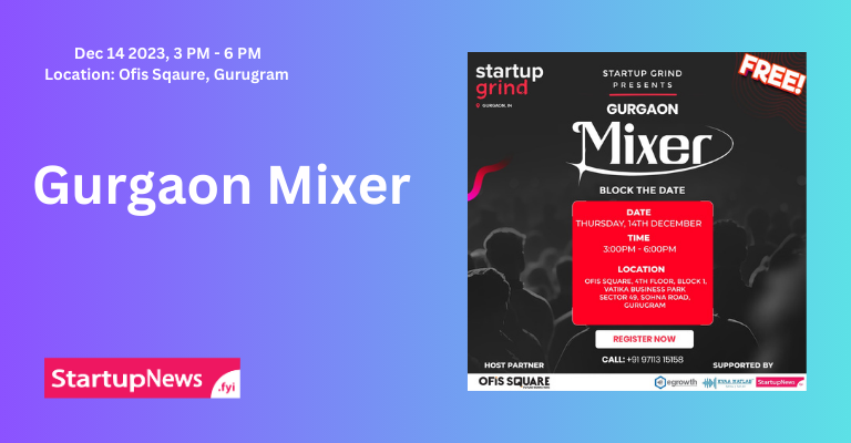 Gurgaon Mixer – Startup Grind | Gurgaon | December 14