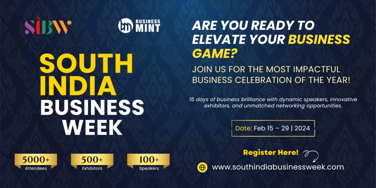 South India Business Week 2024: Unleashing Excellence Across Industries in a 15-Day Virtual Extravaganza