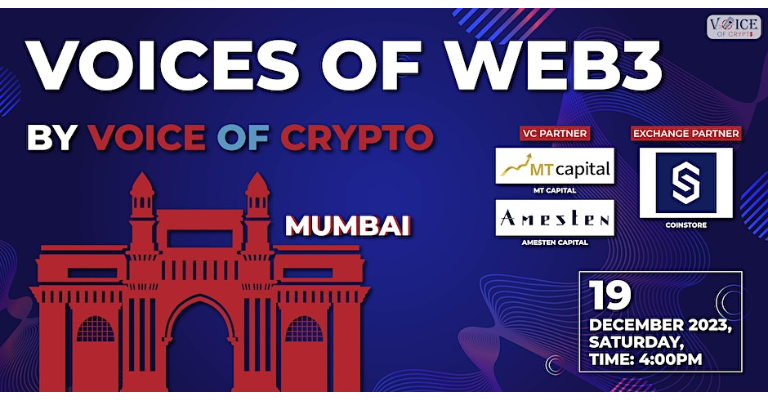 Voices Of Web3 by VoiceOfCrypto | Mumbai | December 19