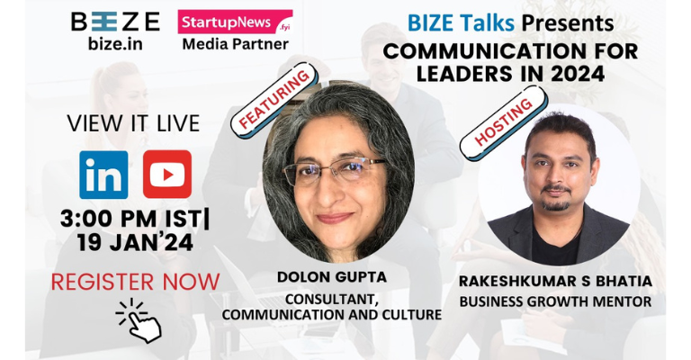 BIZE Talks Presents Communicating Like A Leader in 2024 | Learn Effective Communication | January 19
