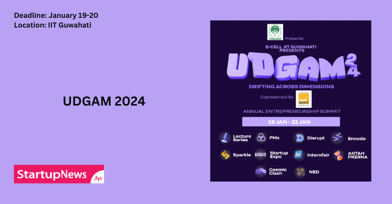 UDGAM 2024 | IIT Guwahati | January 19-21