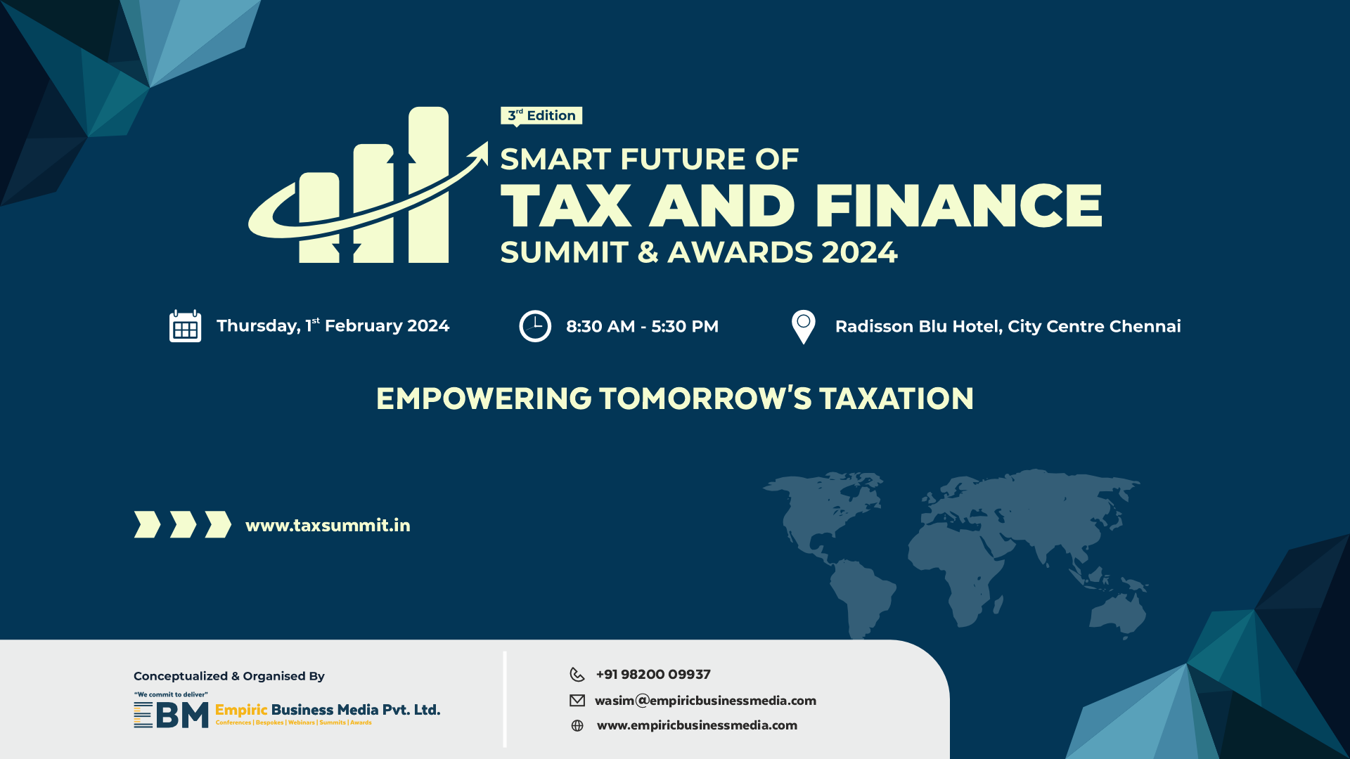 Tax and Finance Summit & Awards 2024 | Chennai | February 1