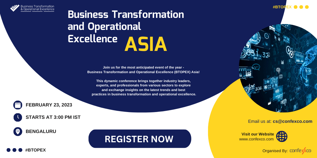 Business Transformation & Operational Excellence Asia | Bengaluru | February 23