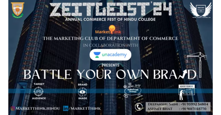 Battle Your Own Brand (BYOB): A Marketing Challenge | Hindu College | March 4