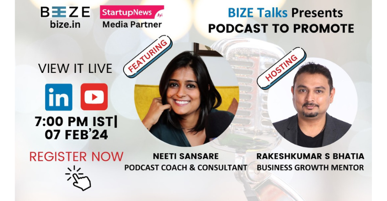 BIZE Talks Presents Podcast to Promote | New Channel to Promote your Brand | February 7