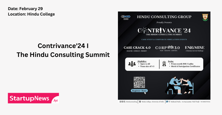 Contrivance’24 I The Hindu Consulting Summit | Hindu College DU | February 29