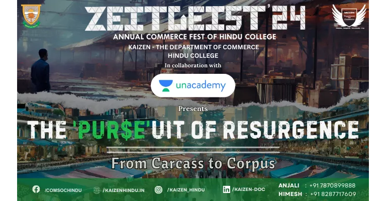 The 'Purse'uit of Resurgence | Hindu College | March 4