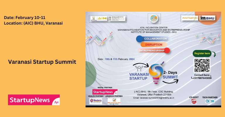 Varanasi Startup Summit | Varanasi | February 10-11
