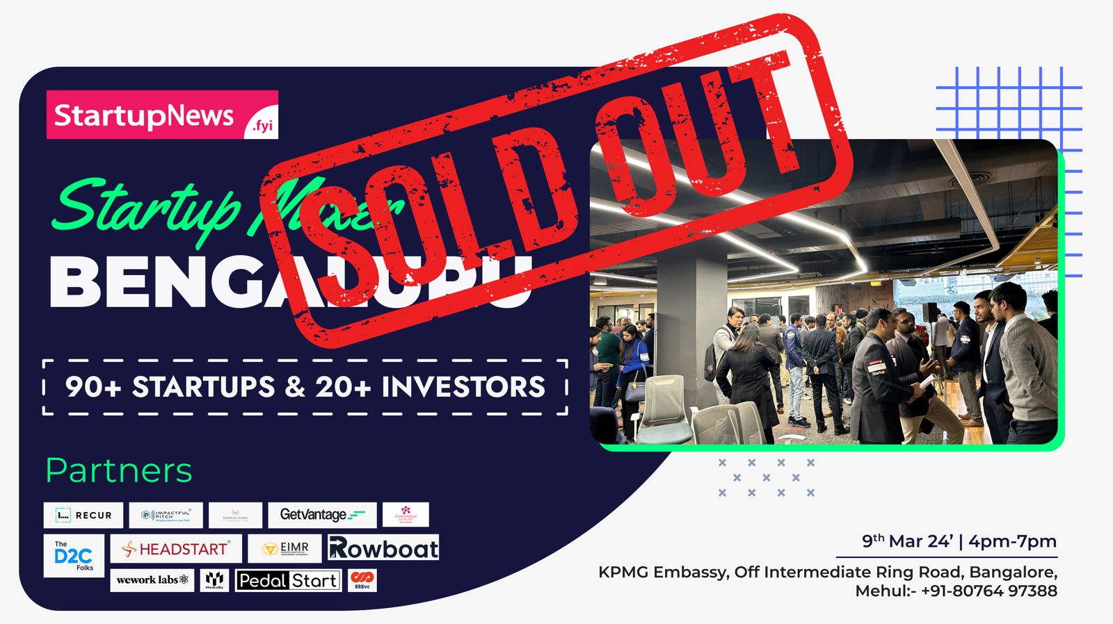 Startup Mixer | Bengaluru | Mar 9