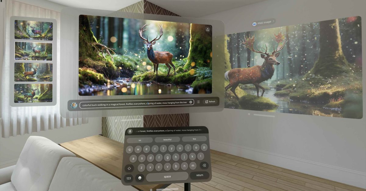 Adobe unveils Firefly AI for Vision Pro with limited-time free text to image creation