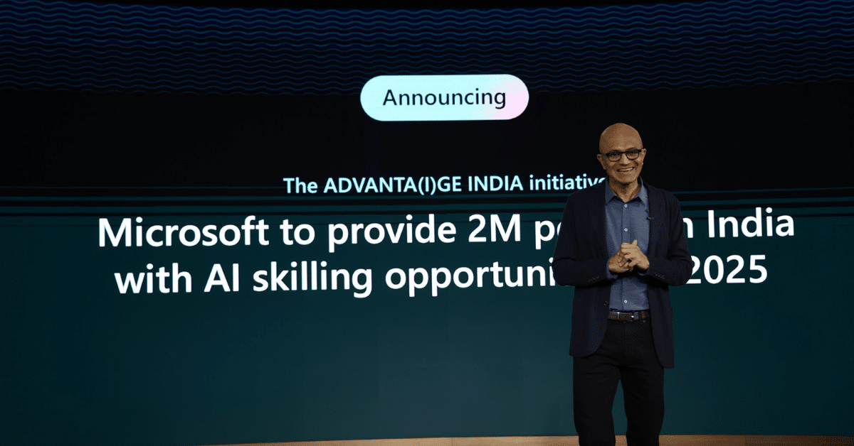 Microsoft To Impart AI Skills To 2 Mn Indians By 2025