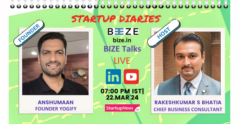 Startup Diaries with Anshumaan | 2X Founder YoPreneurs & Yogify | March 22