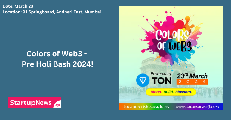 Colors of Web3 – Pre Holi Bash 2024! | Mumbai | March 23