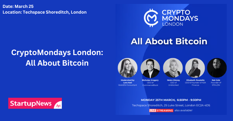 CryptoMondays London: All About Bitcoin | London | March 25