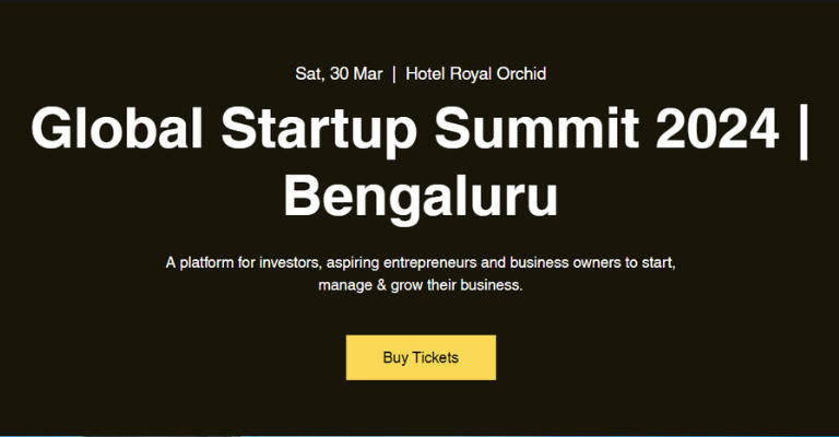 Global Startup Summit 2024 | Bengaluru | March 30