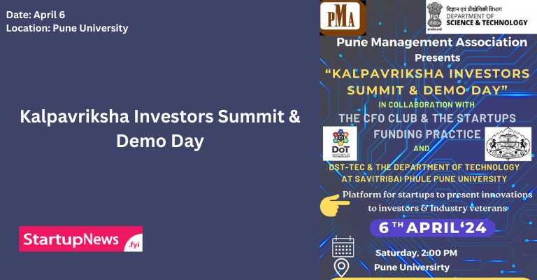 Kalpavriksha Investors Summit & Demo Day | Pune | April 6