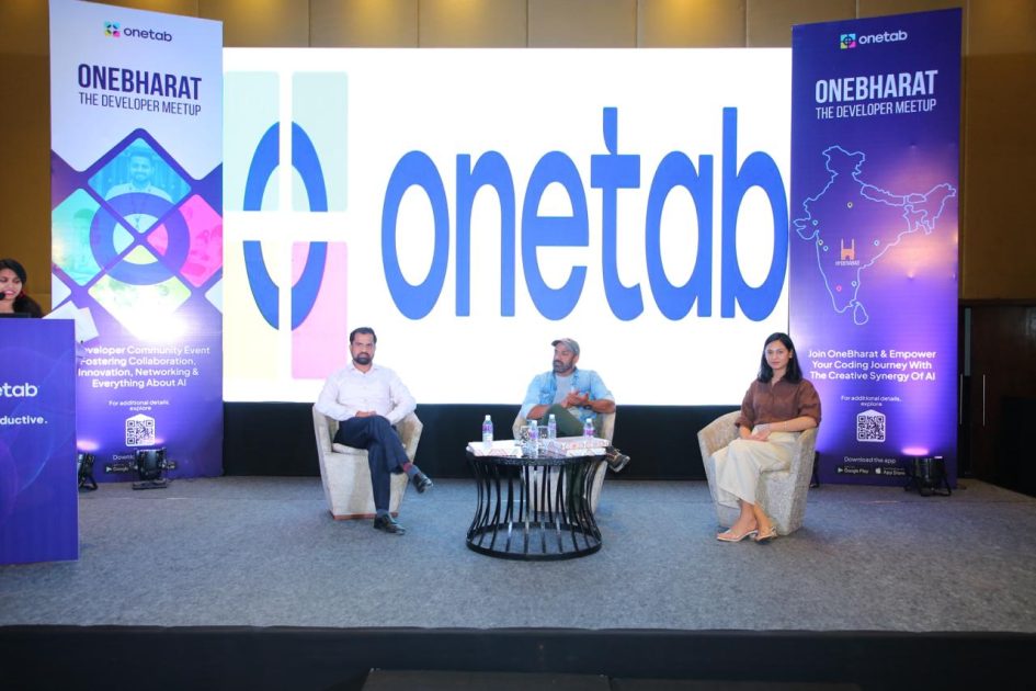 Generative AI SaaS startup – Onetab successfully hosts its first developer community meet – OneBharat