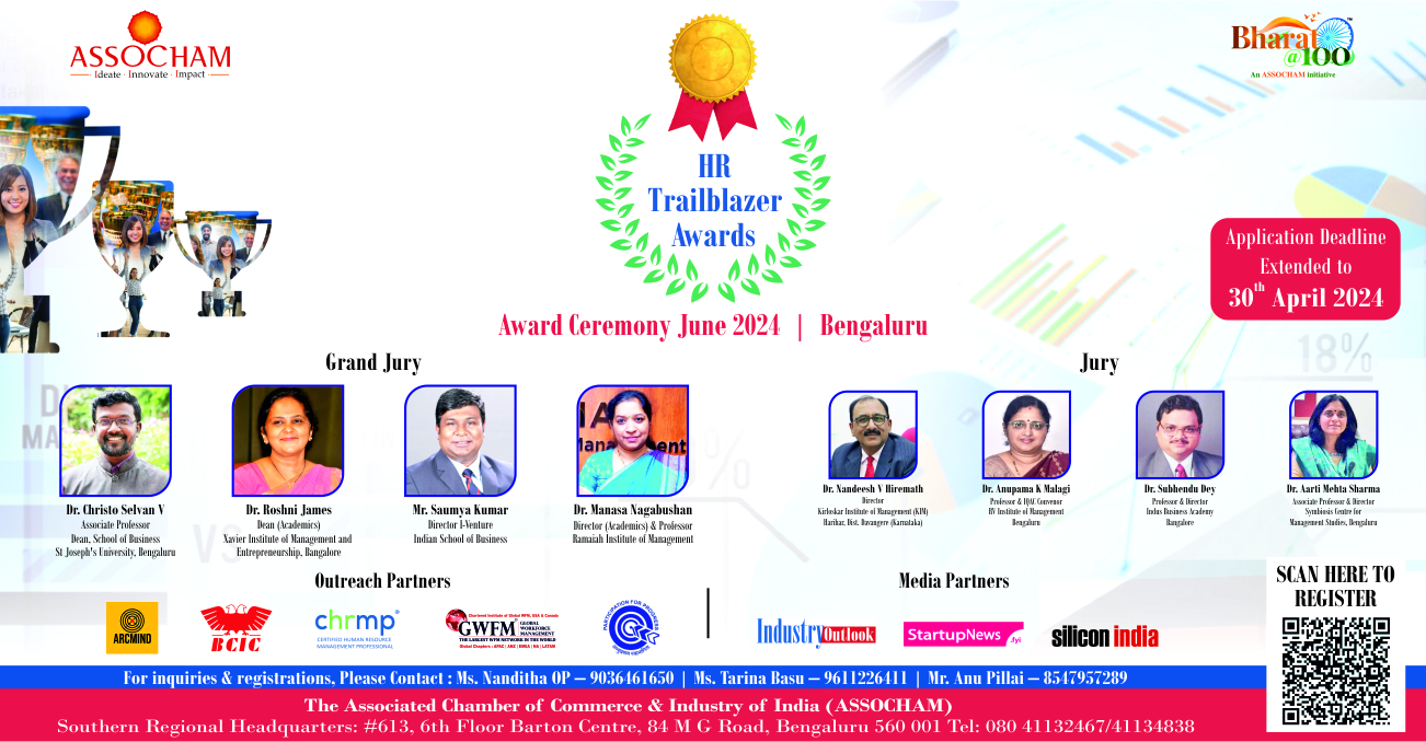 ASSOCHAM HR Awards 2024 | Bengaluru | April 30