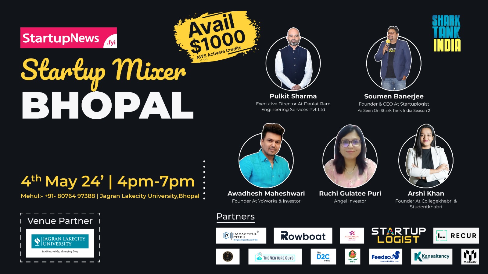 Startup Mixer | Bhopal | May 4