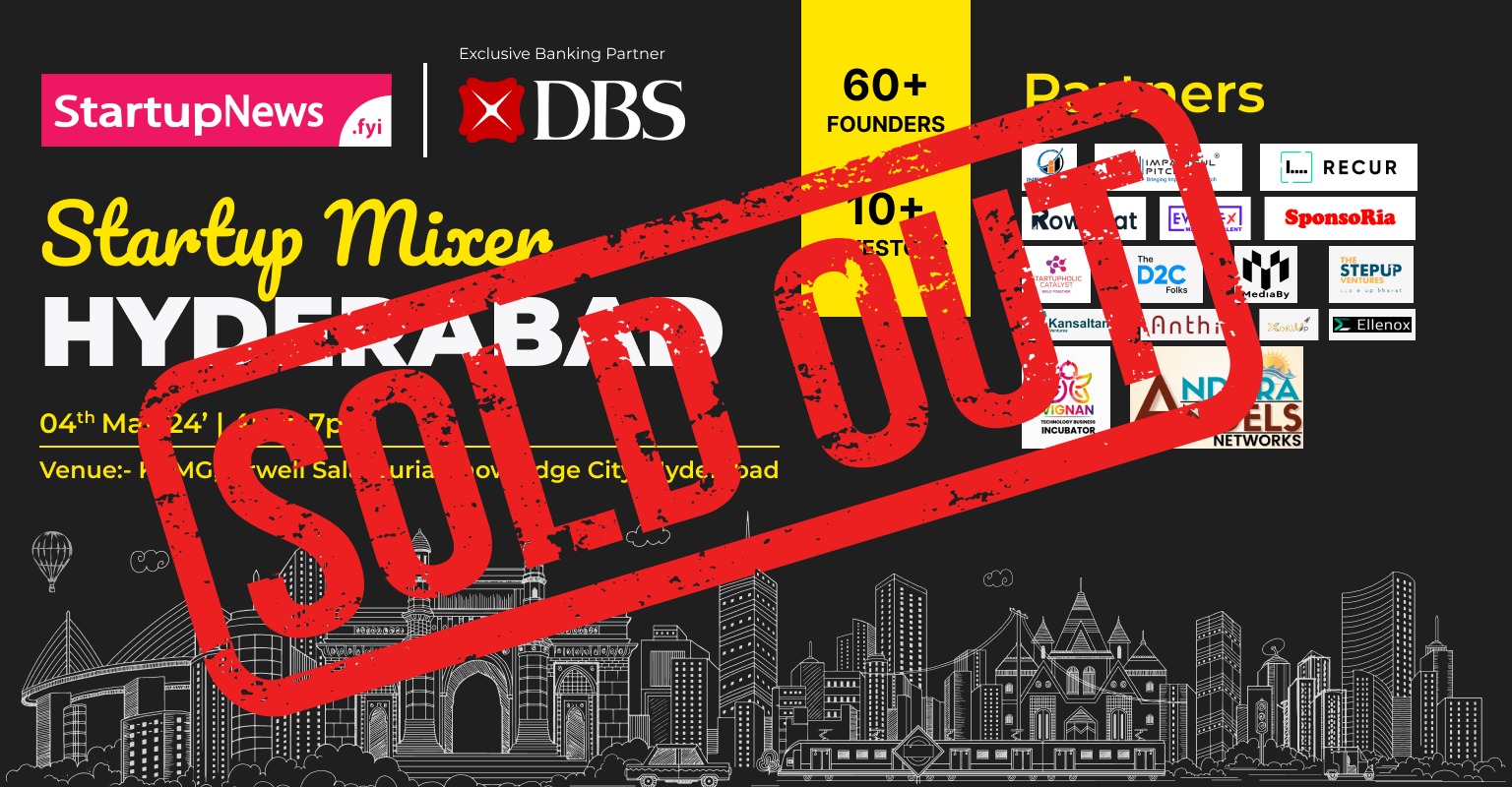 Startup Mixer | Hyd | May 4