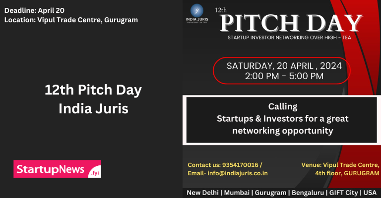 Startup- Investor Mixer – India Juris | Gurugram | April 20
