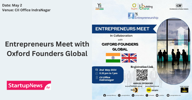 Entrepreneurs Meet with Oxford Founders Global | Bengaluru | May 2