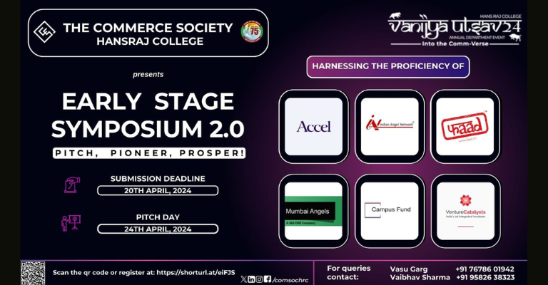 Early Stage Symposium 2.0 | Hansraj College | April 24