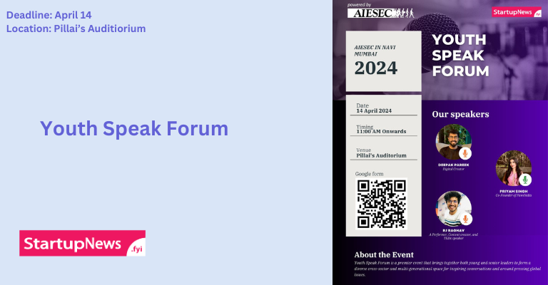Youth Speak Forum | Mumbai | April 14