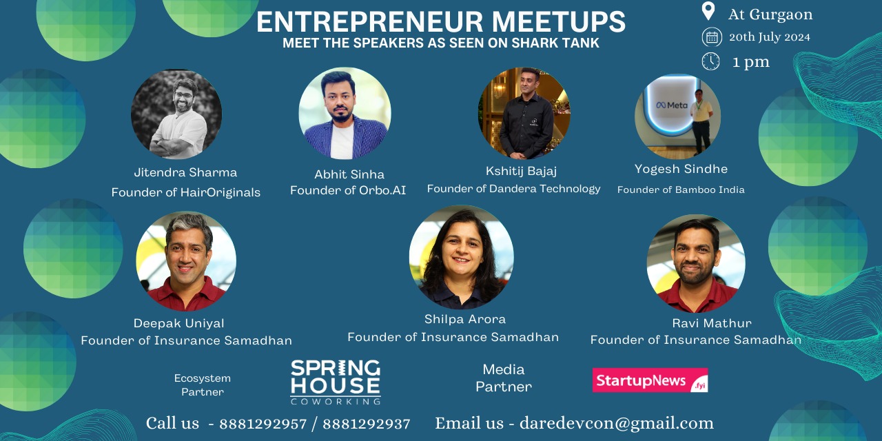 Entrepreneur Meet-Ups | Gurugram | July 20