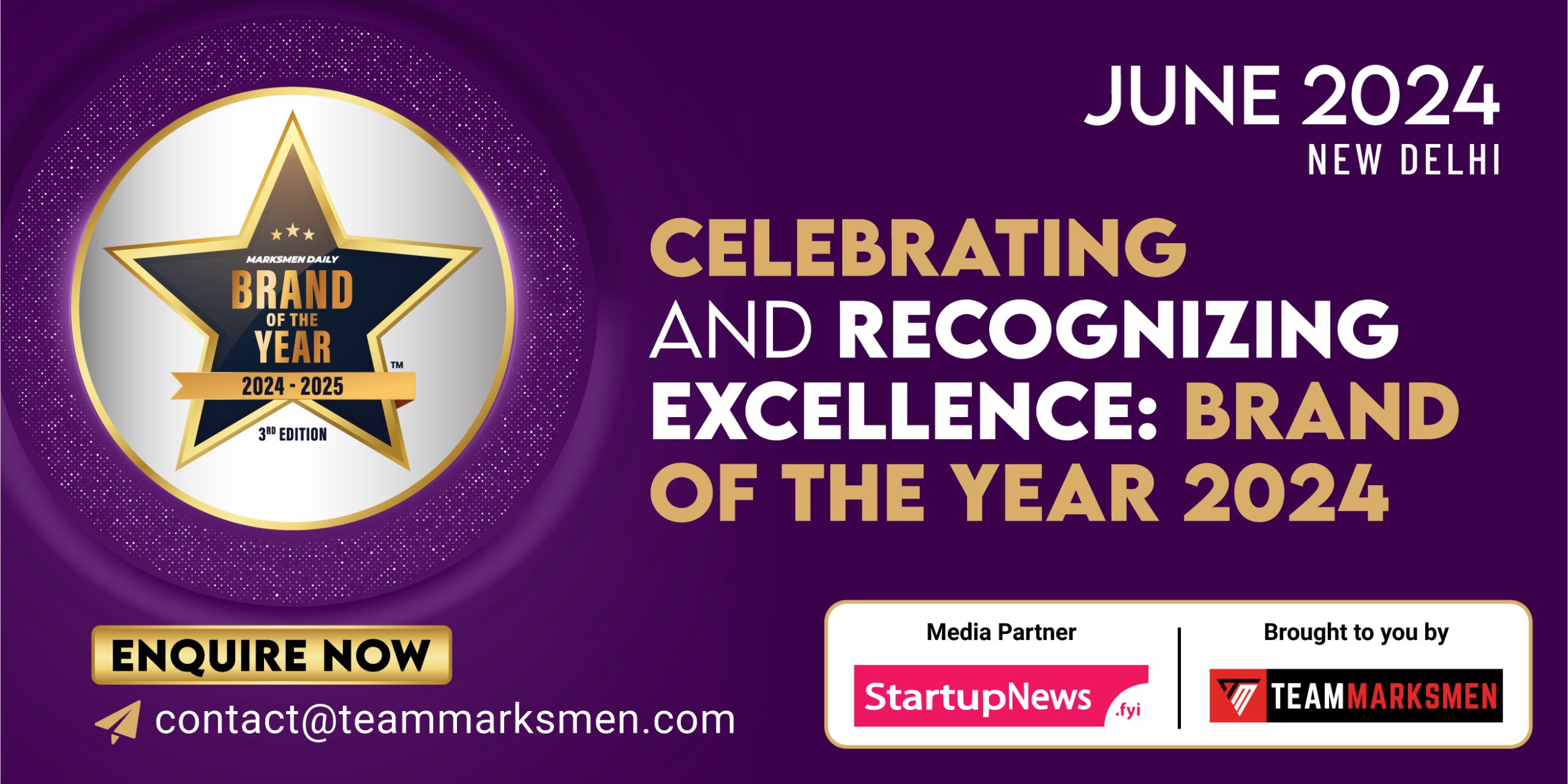 Brand Of the Year 2024 | Delhi | June 20